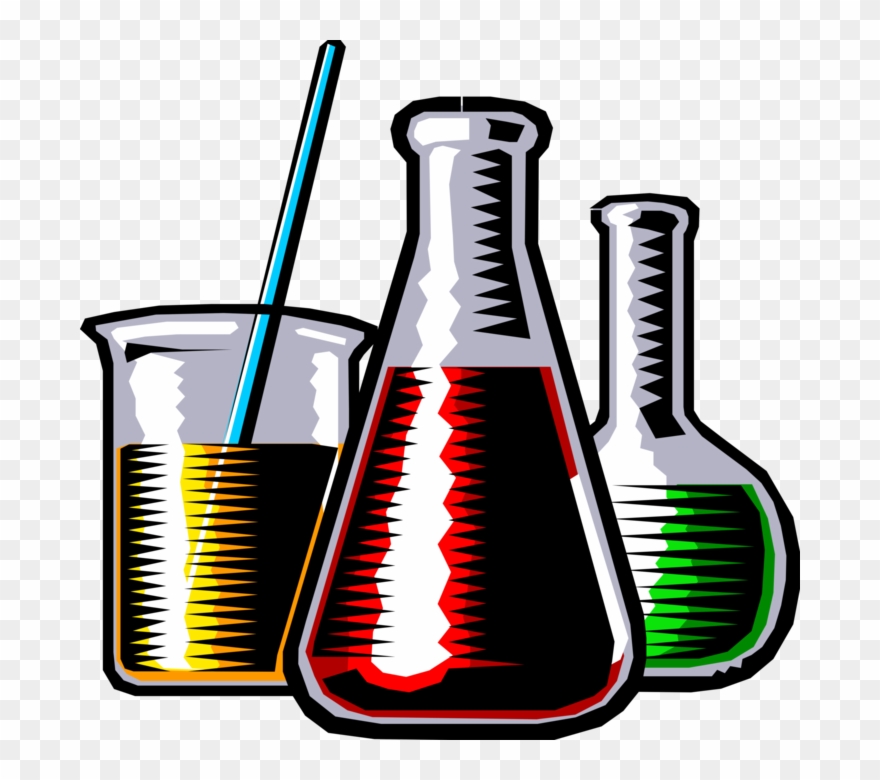 Flask Vector Beaker - Metodos Cientificos En La Quimica Clipart