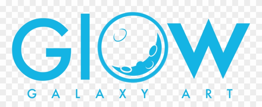 Glow Galaxy Art - Connect Inspire Grow Logo Clipart