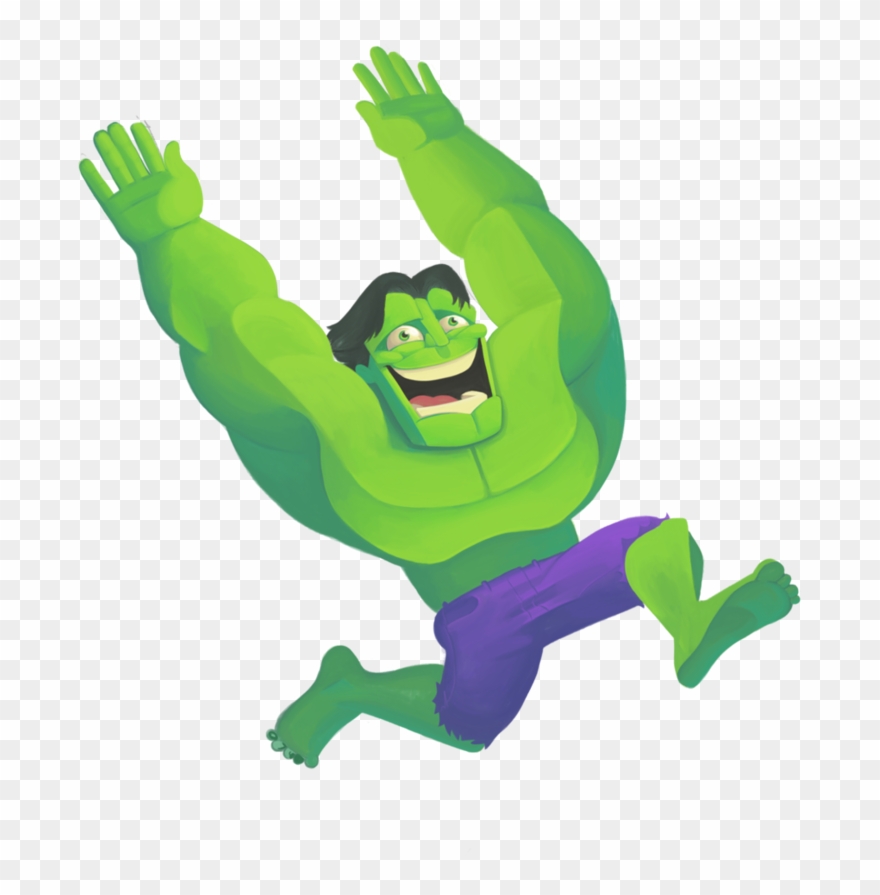 Hulk Clipart Happy - Happy Hulk - Png Download
