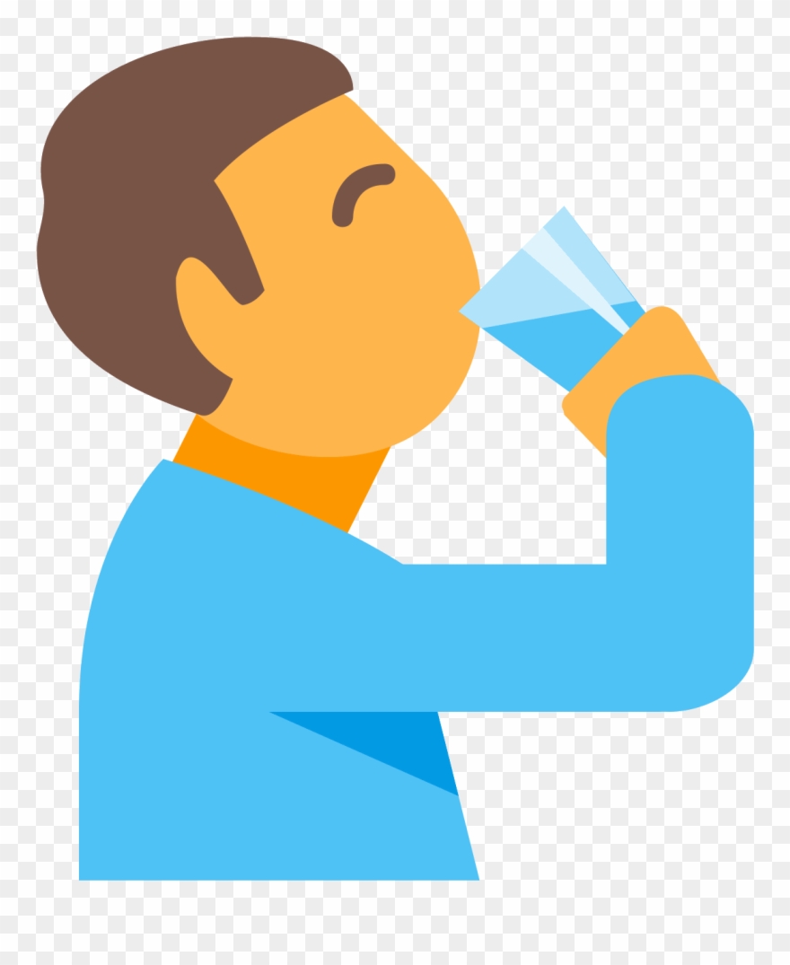 Drinking Icon - Drinking Water Icon Png Clipart