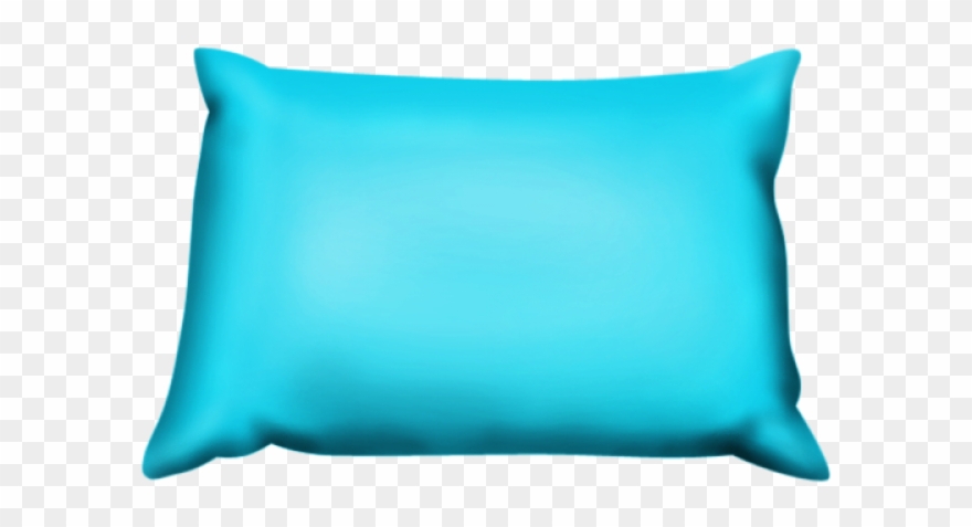 Cushion Clipart Blue Pillow - Pillow With Transparent Background - Png Download