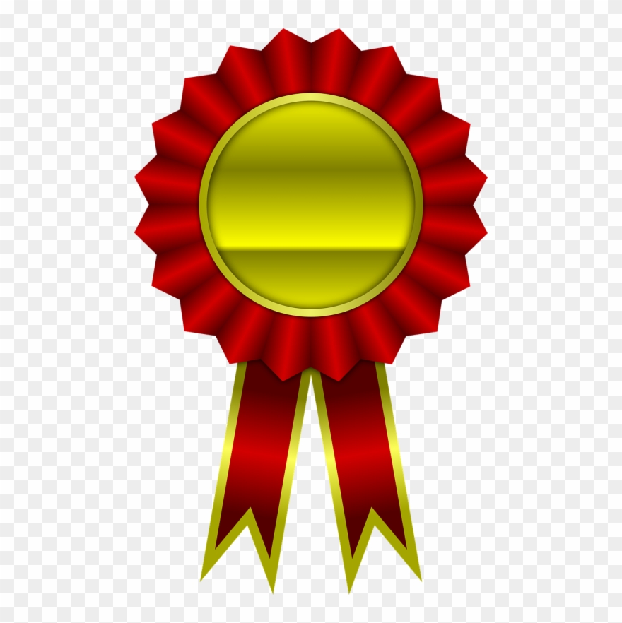 Award Clipart Achievement - Ribbon Award Silhouette Png Transparent Png