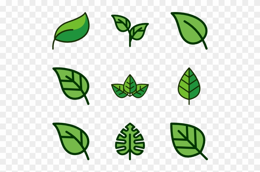 Leaf Sprite Png - Leaf Vector Simple Clipart