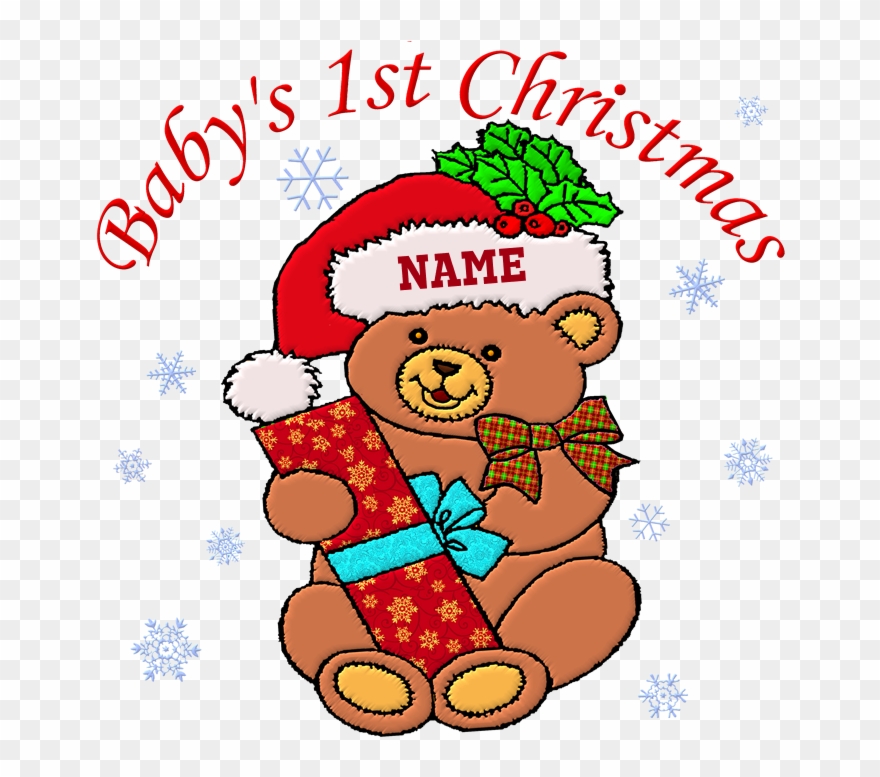 Favorite - Baby's 1st Christmas Throw Blanket Clipart