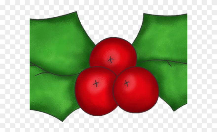 Holley Clipart Holly No Background - Christmas Holly Clip Art - Png Download