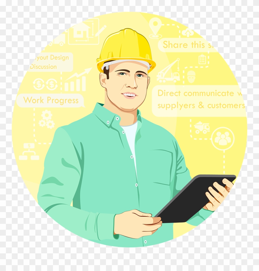 Construction - Flores Fuxico Clipart