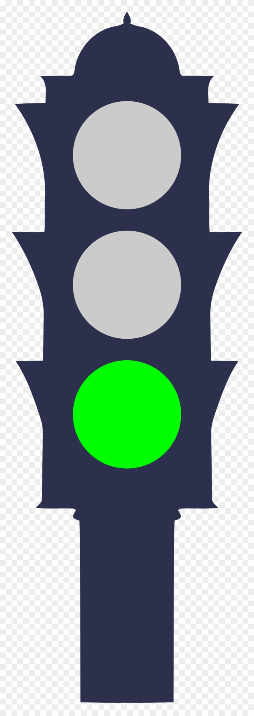 Traffic Light Icon Clipart - Green Traffic Light Clip Art - Png Download
