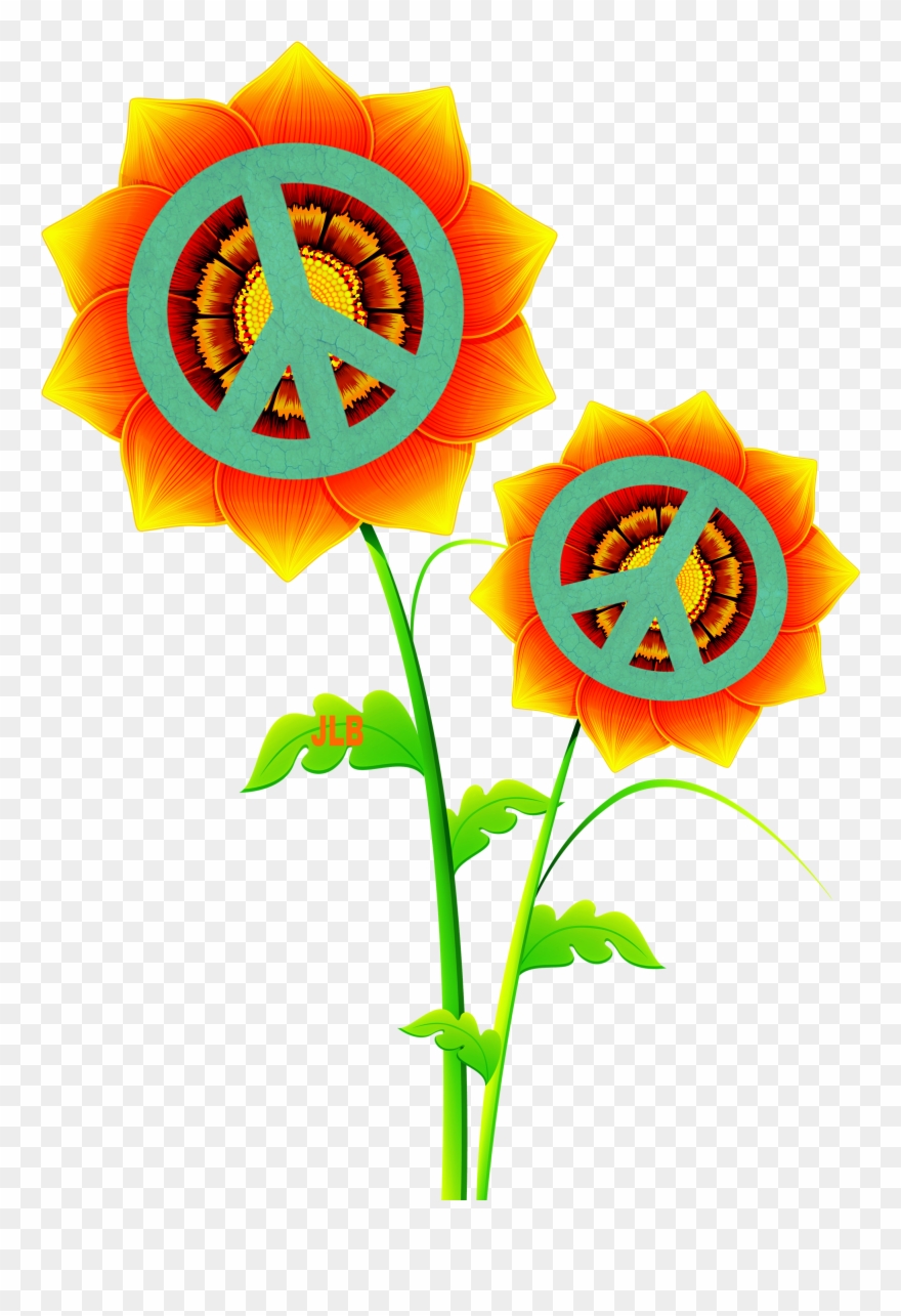 Tye Dye - Flower Clipart