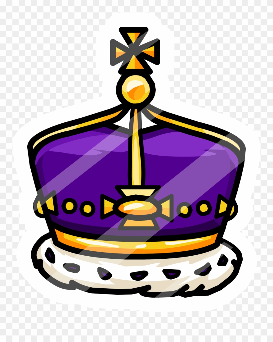 Royal Crown Pin - Descendants Clipart