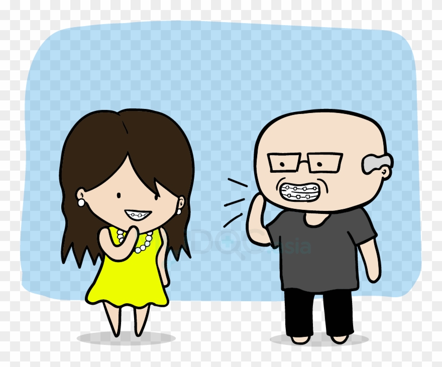 Braces Clipart Walking - Cartoon - Png Download