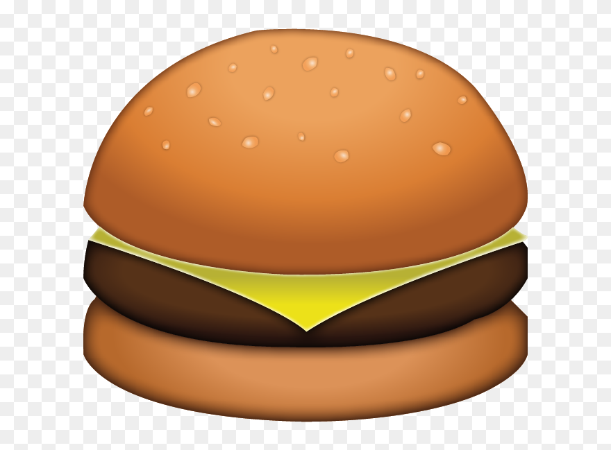 Burger With No Background Clipart And More - Burger Emoji Transparent Background - Png Download