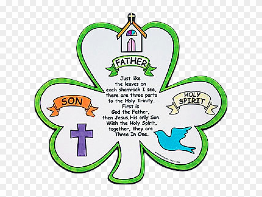 St Patrick And The Shamrock Clipart