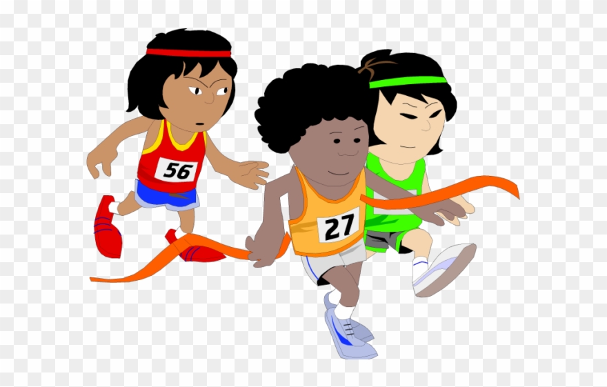 Kids Running Clipart - Png Download