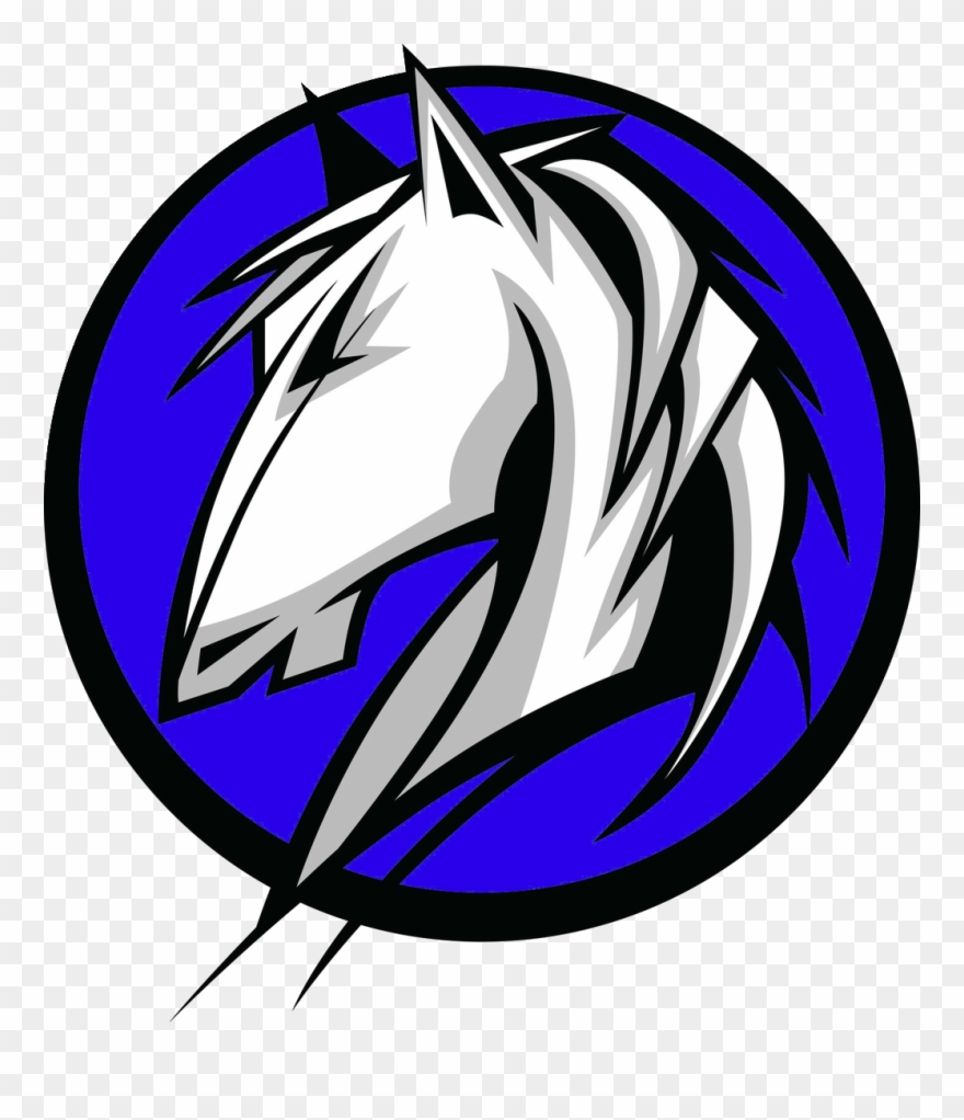 Highland Elementary - Logo Horse In A Circle Clipart