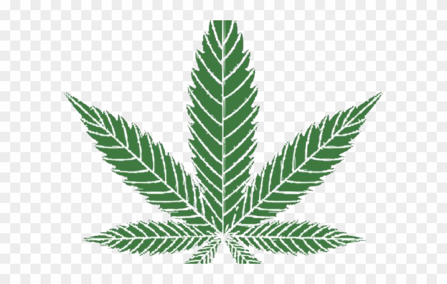 Weed Clipart Weed Blunt - Marijuana Leaf Silhouette - Png Download