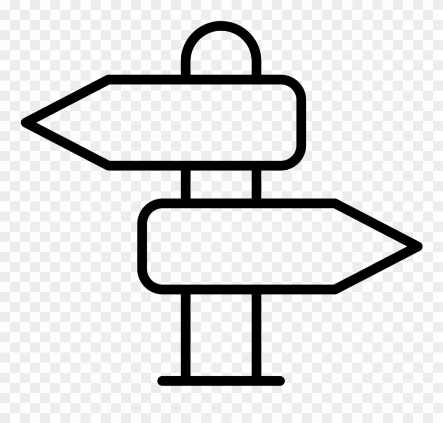 Np Road-directions 1560528 000000 - Road Clipart