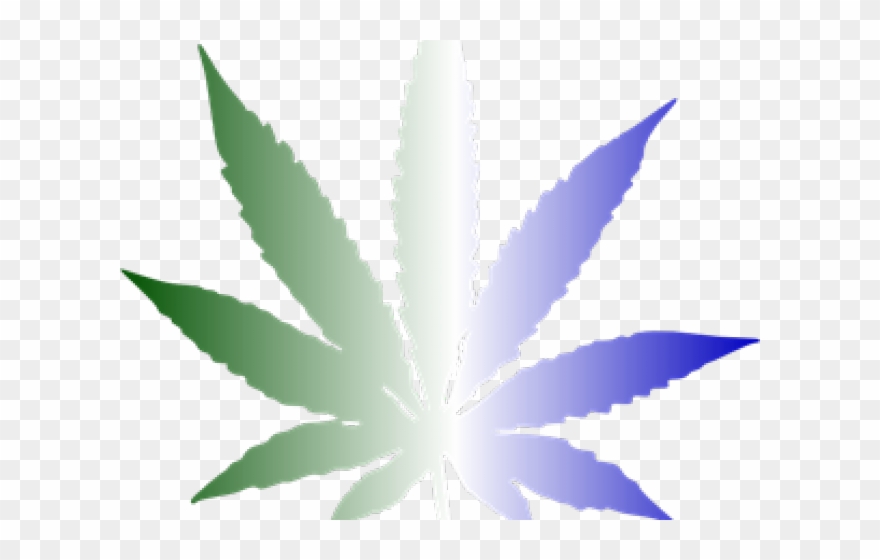 Weed Clipart Svg - Transparent Background Pot Leaf Clip Art - Png Download