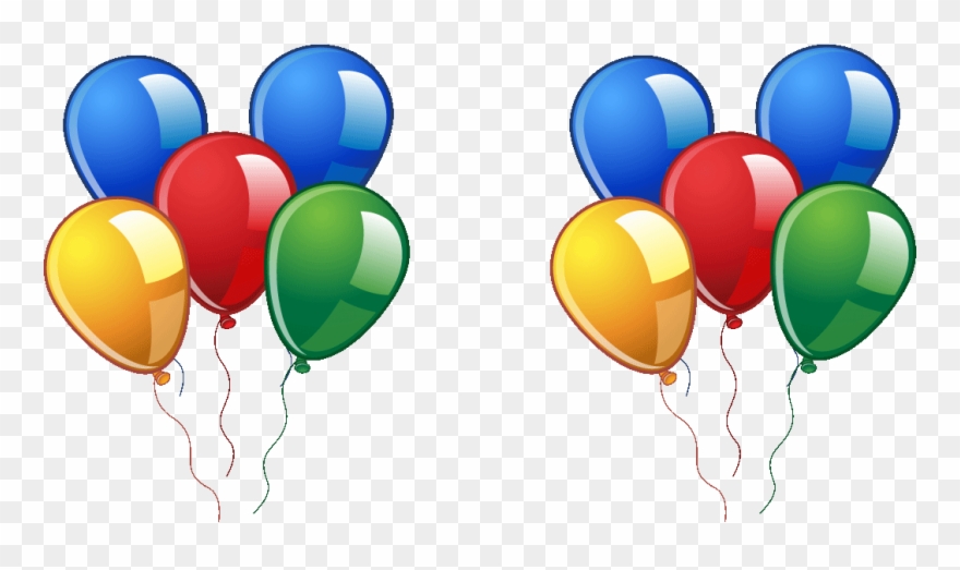 Clipart Math Counting - Balloon - Png Download