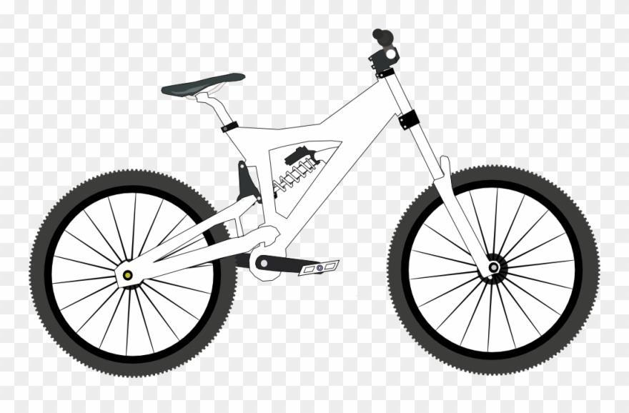Clipartist » Clip Art » Machovka Bike Downhill Black - Trek Fuel Ex 9 2011 - Png Download