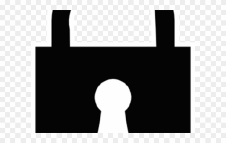 Lock Clipart Shape - Silhouette - Png Download