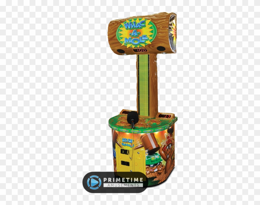 Whacker Games For Sale Rent Primetime Amusements - Whack A Mole Arcade Game Clipart