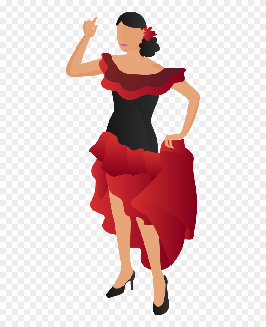 This Is A Sticker Of A Mexican Women - Woman Clipart