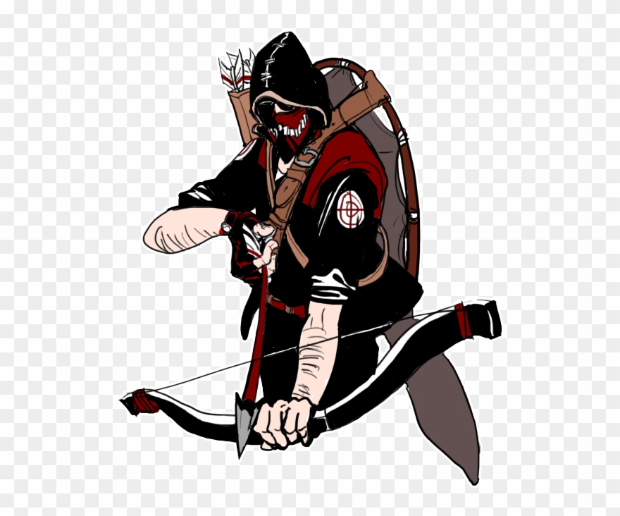 Image Free Library Anger Drawing Sniper - Tf2 Cool Sniper Clipart