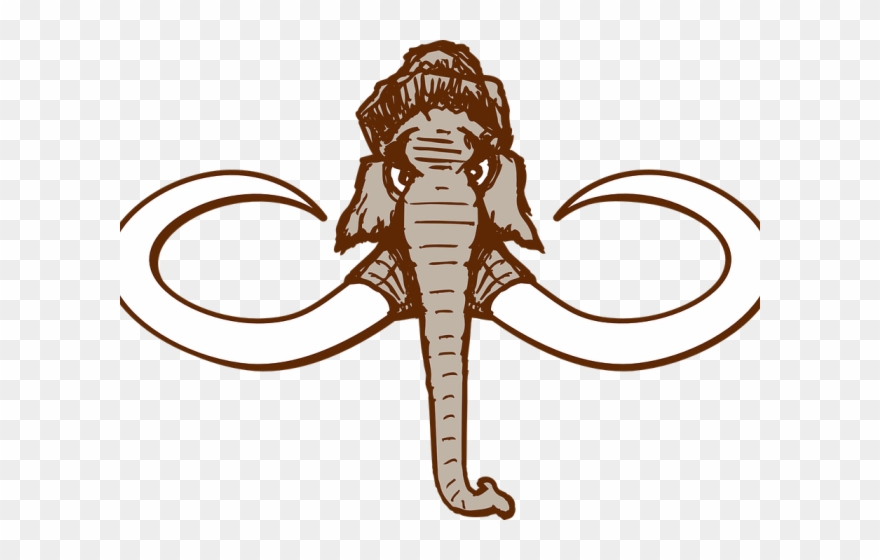 Trunk Clipart Tusk - Mammoth Clipart - Png Download