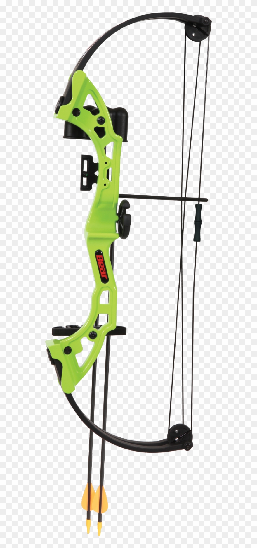 Picture Black And White Stock Archery Drawing Girl - Bear Archery Brave Bow Set Clipart