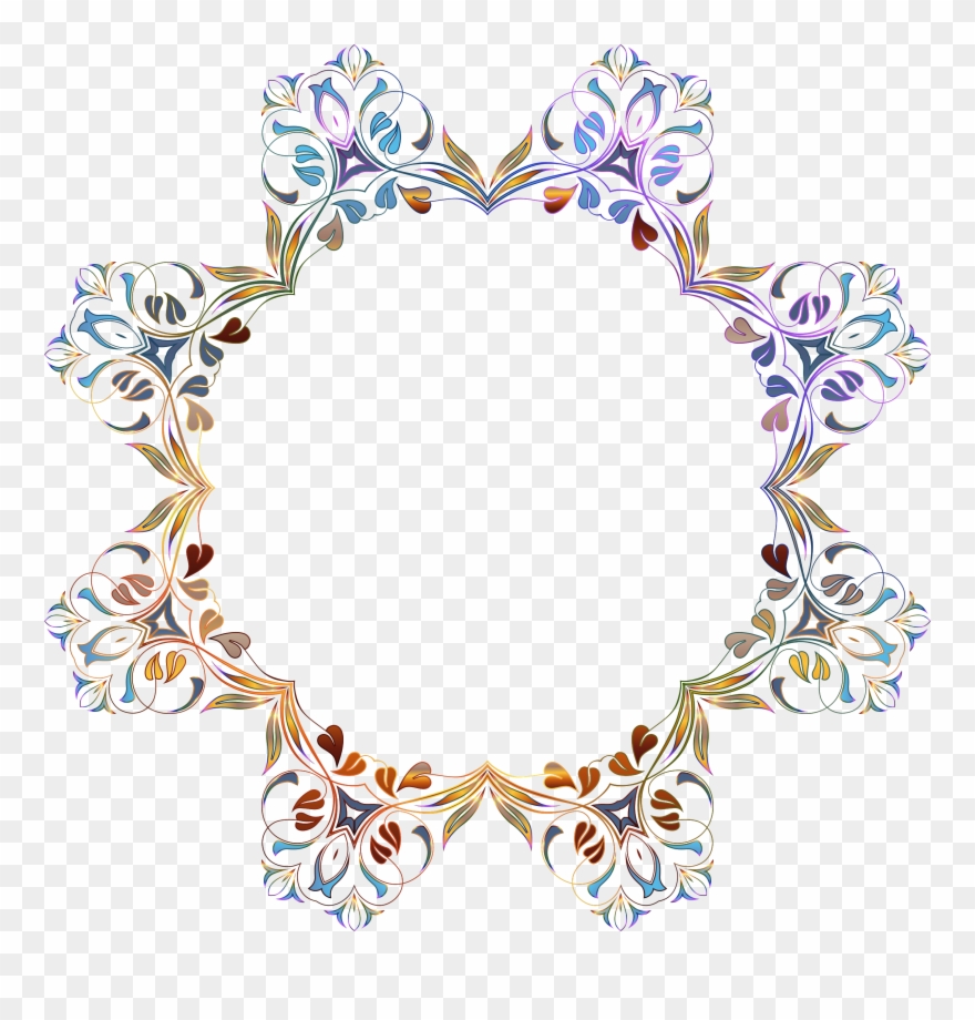 Floral Flourish Big Image Png - Dekorativer Weißer Hintergrund Karte Clipart