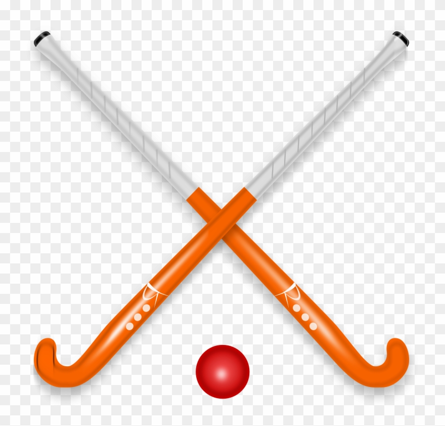 Hockey Stick & Ball Clipart Png Transparent Png