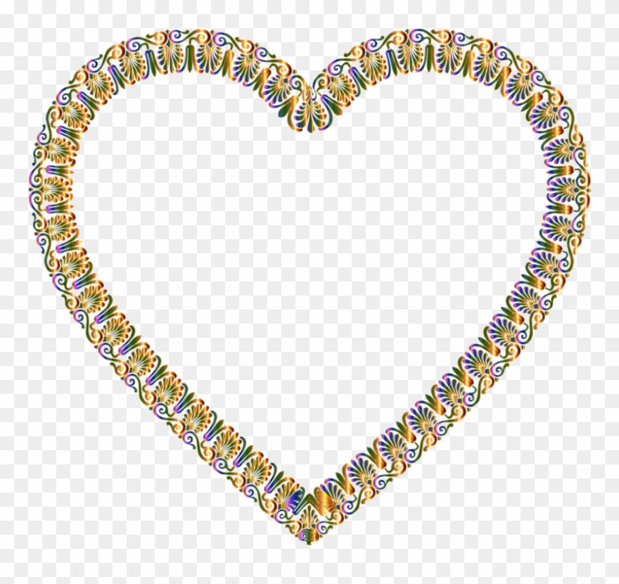 Necklace Computer Icons Document - Victorian Heart Transparent Clipart