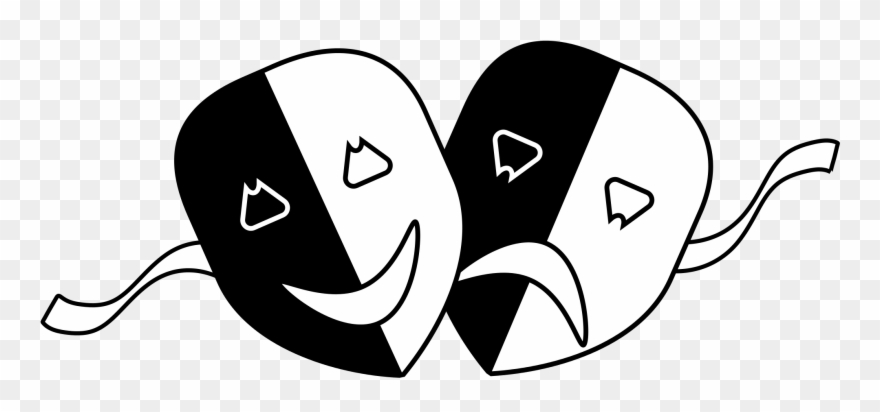Theatre Masks Png - Mime Png Clipart