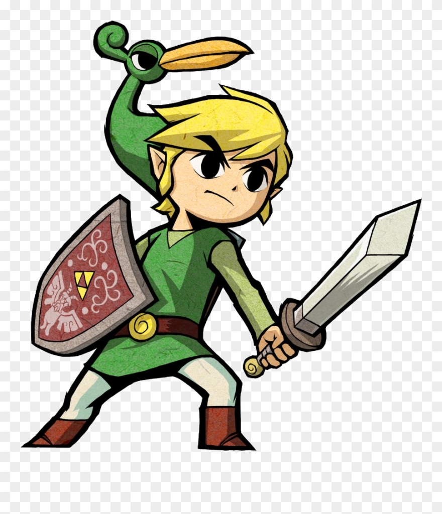 Image Link Artwork The - Link Zelda Minish Cap Clipart