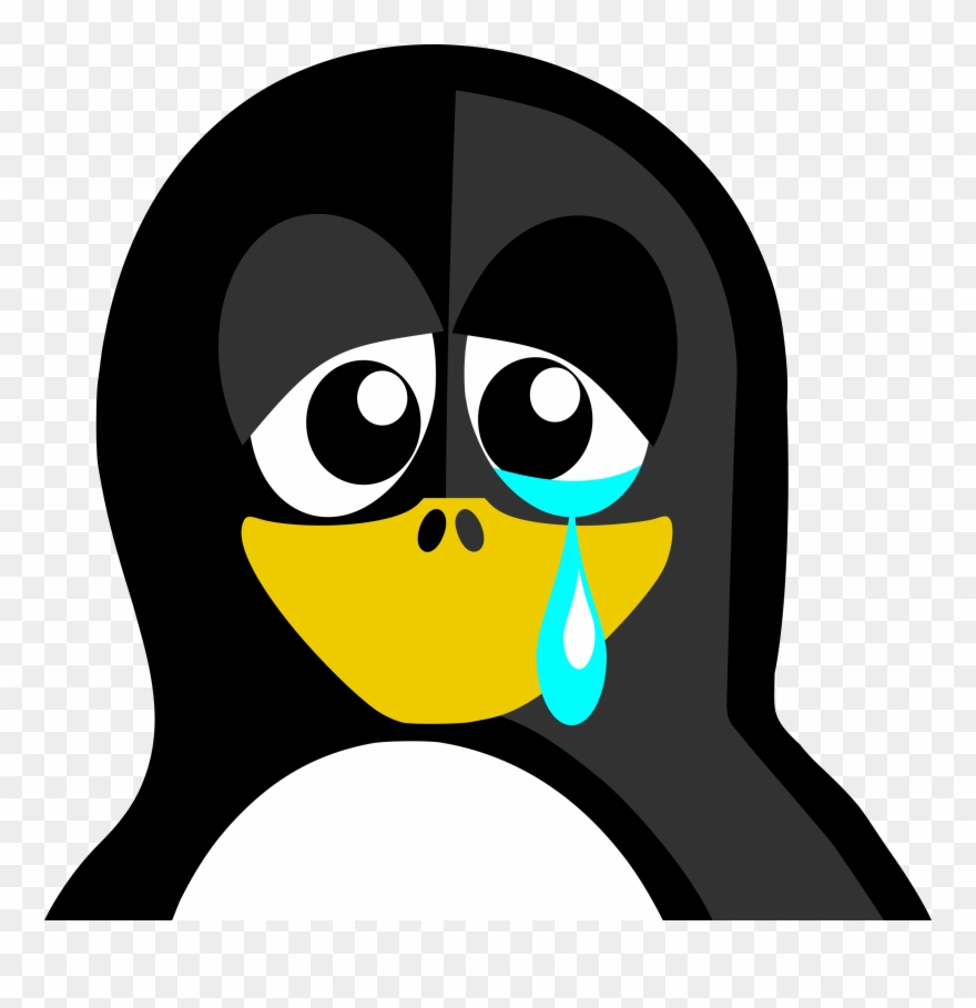 Jobs - Crying Penguin Clipart