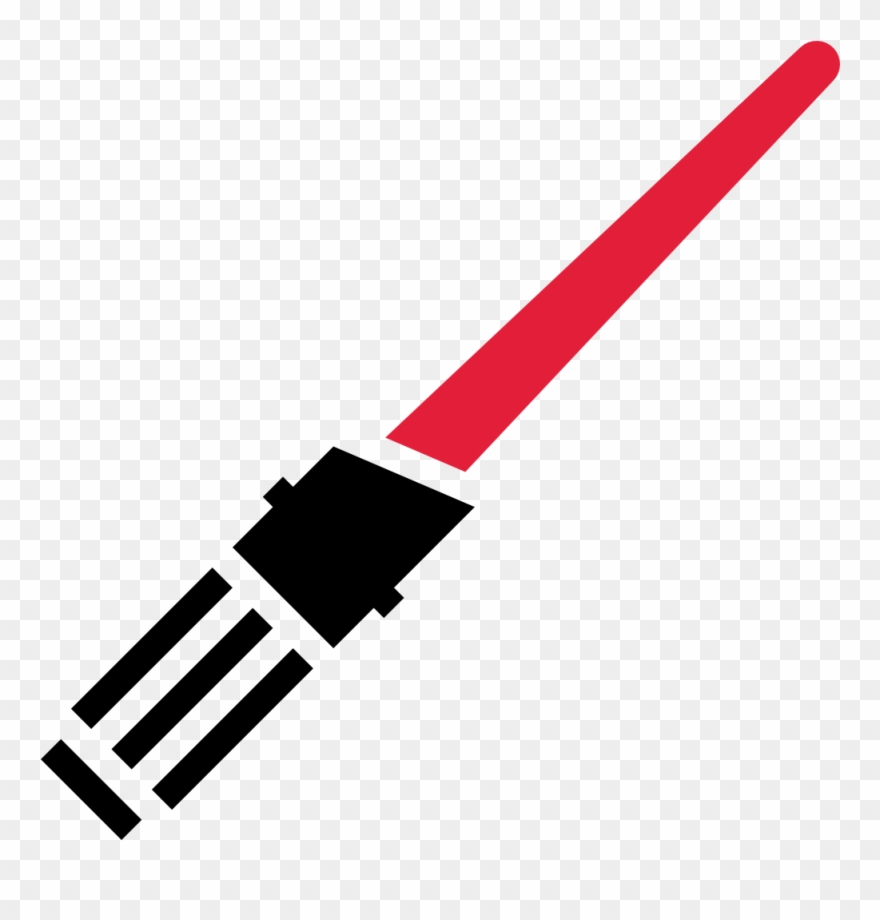 Star Wars Lightsaber Clipart - Star Wars Light Saber Svg - Png Download
