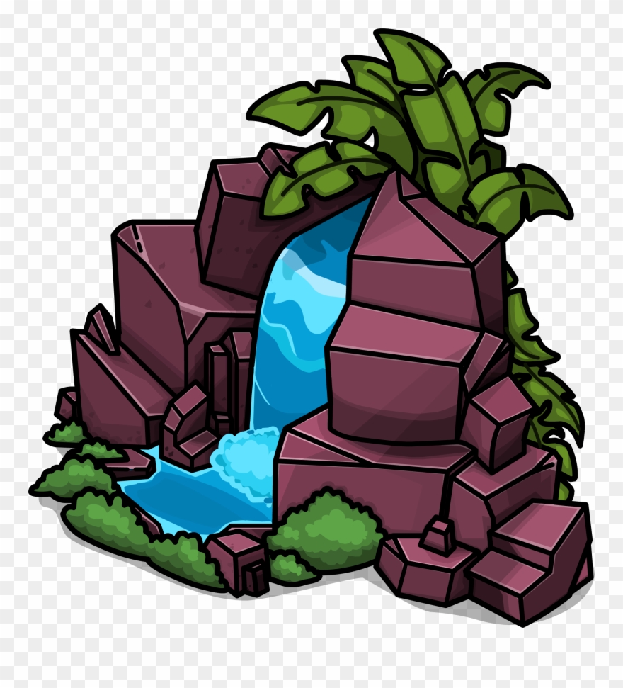 Waterfall Sprite 002 - Clip Art - Png Download