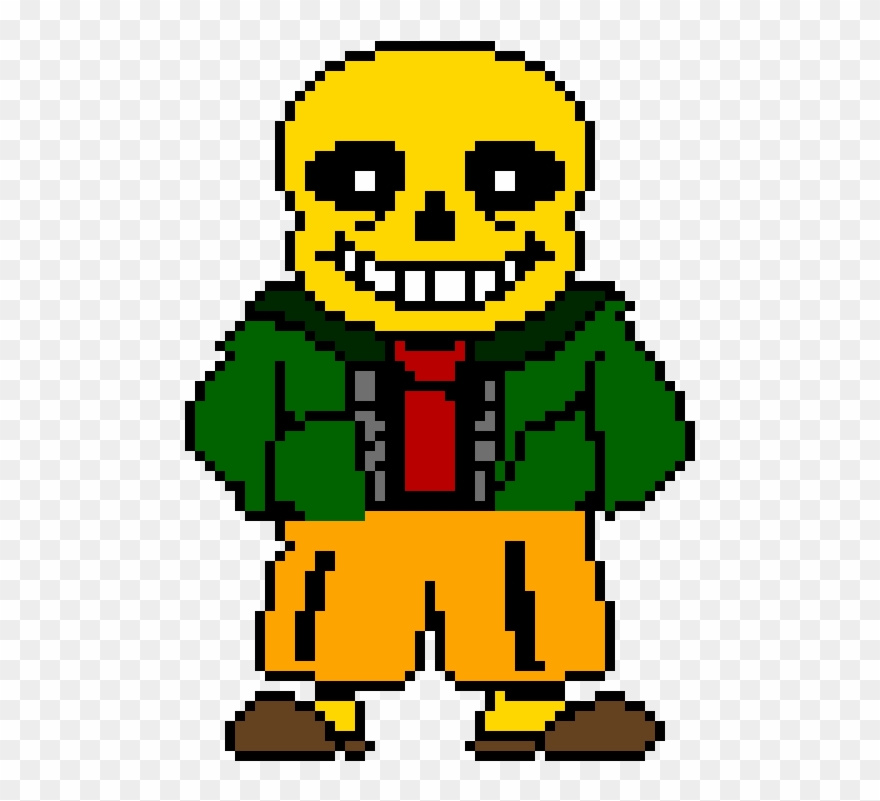 Pixel Art - Undertale Sans Pixel Clipart