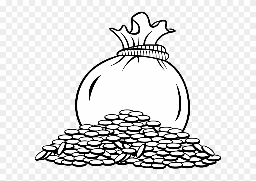 Sectional Title Management Rules - Bag Of Coins Clipart - Png Download