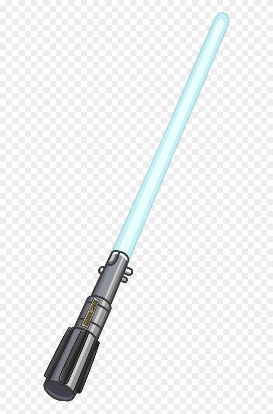 Laser Clipart Luke Skywalker Lightsaber - Club Penguin Lightsaber - Png Download