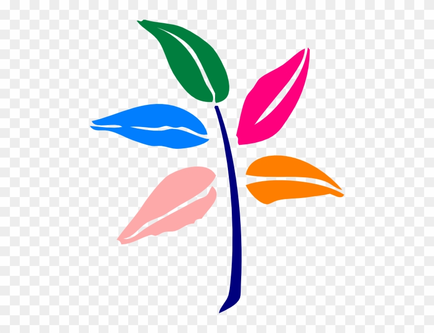 Neem Leaf Silhouette Clipart