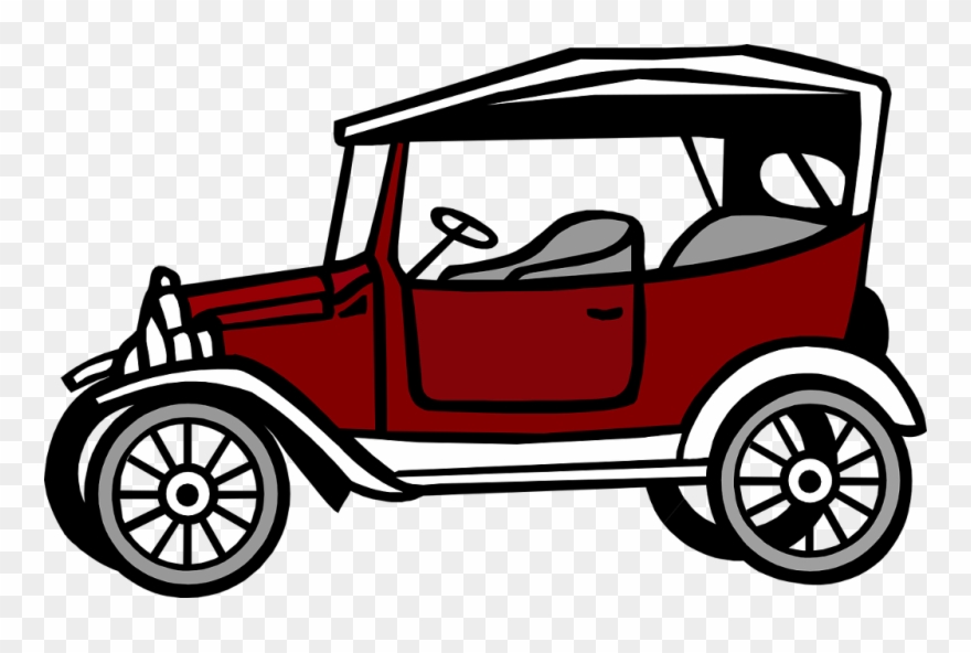 Transparent Old Car Vector Png Clipart