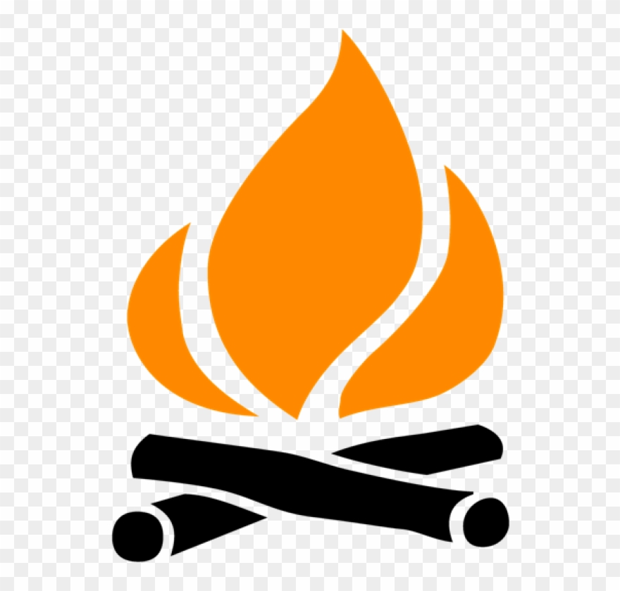 Bonfire Clipart Transparent Background - Camp Fire Clip Art Png