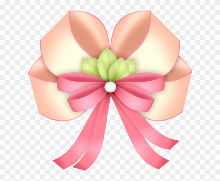 Forgetmenot - Flower With Ribbon Png Clipart