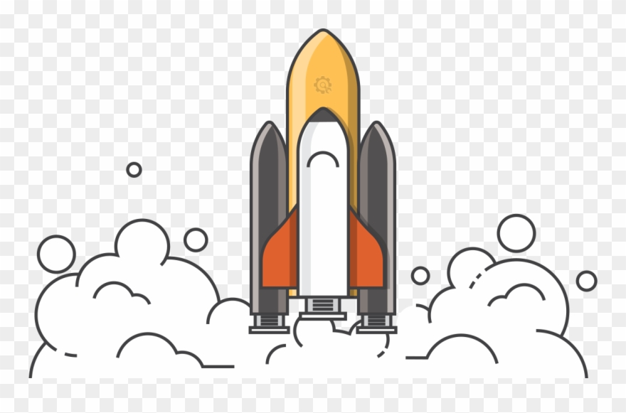 Rocket Launch - Under Construction Rocket Clipart