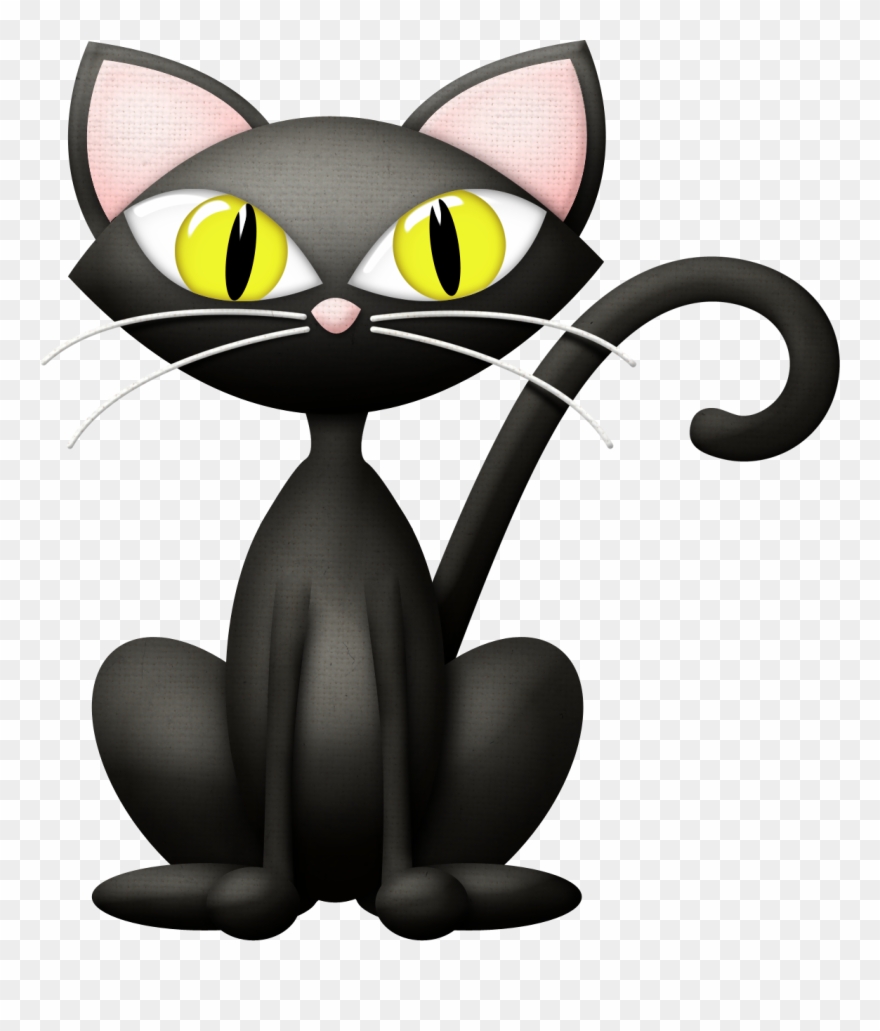 Art Clipart, Cat Quilt, Cat Art, Cats, Animals, Album, - Imagenes De Gatos Negros Animados - Png Download