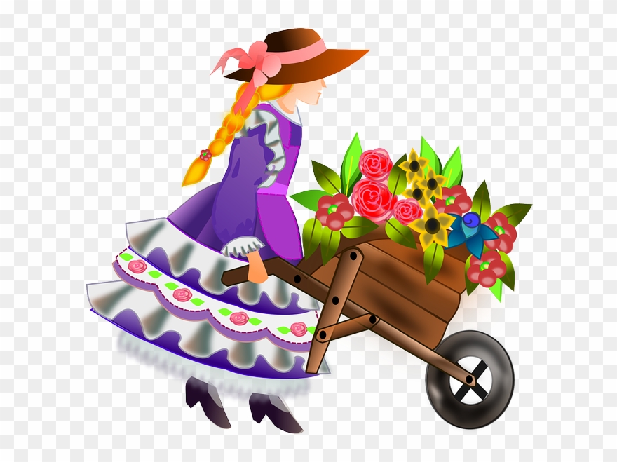 Wheelbarrows And People - La Sombra De Las Muchachas En Flor [book] Clipart