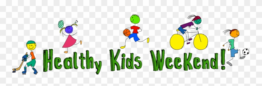 Healthy Kids Weekend - Logo Clipart