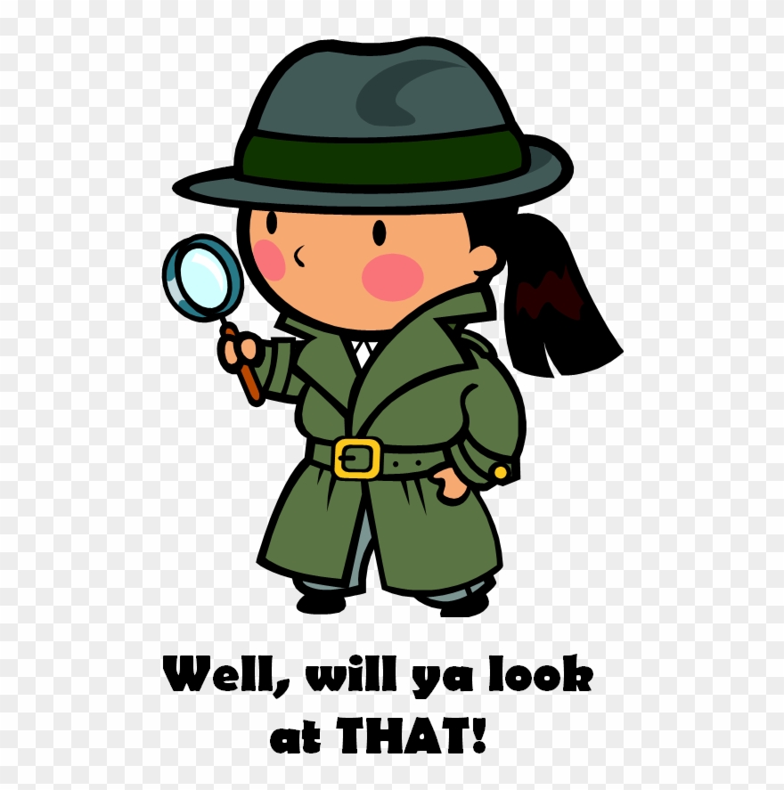 I Was Catching Up On My Google Reader Account Over - Cartoon Looking For Clues Clipart