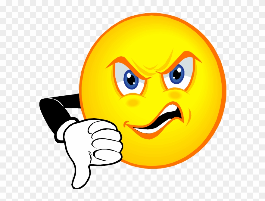 Thumbs Down Smiley Clipart